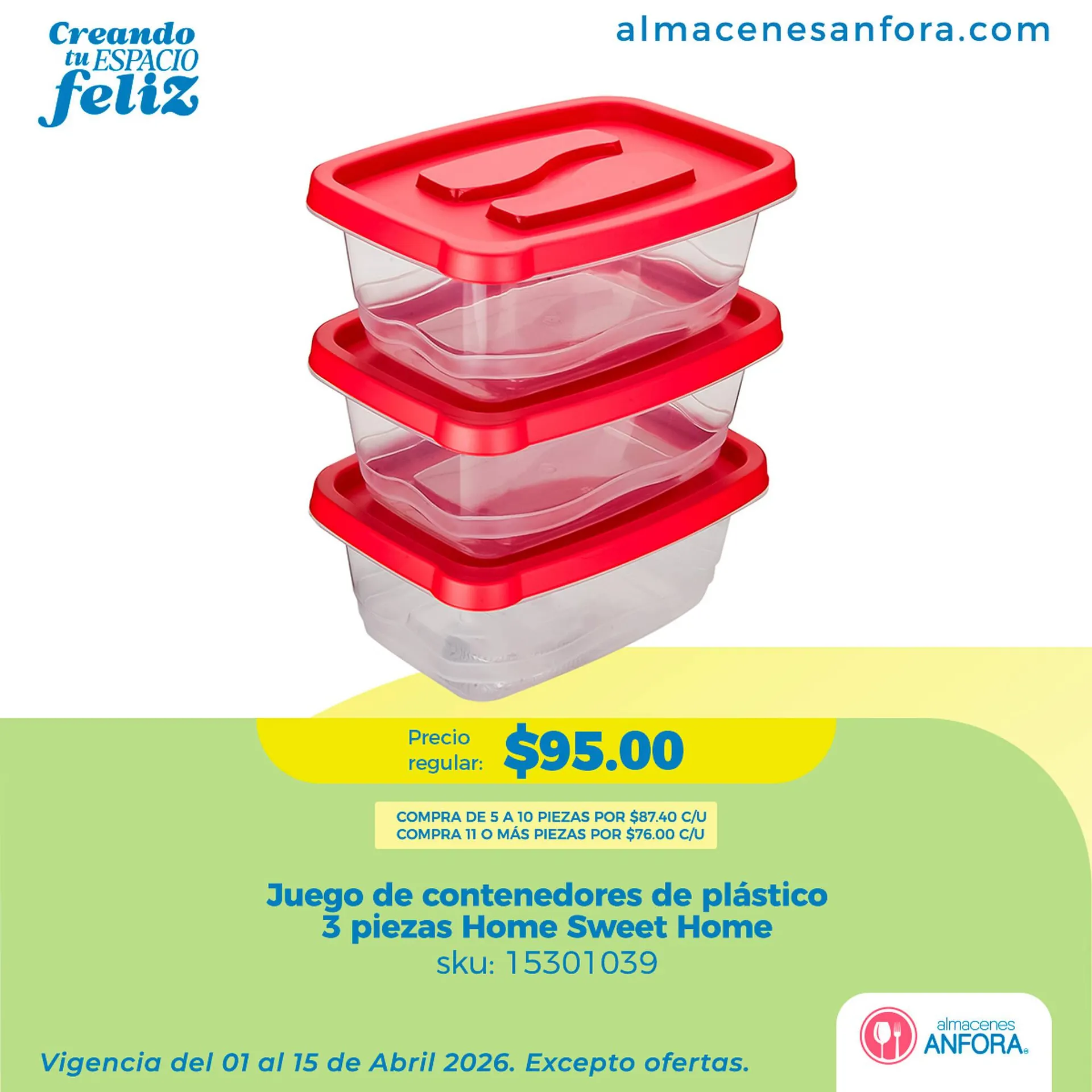 Catálogo de Catálogo Almacenes Anfora 4 de abril al 15 de abril 2026 - Pagina 2