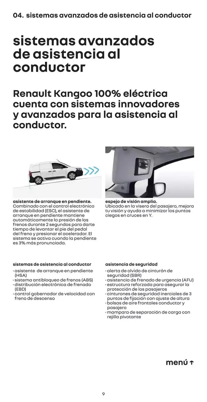 Catálogo de Renault Kangoo E-Tech 10 de marzo al 8 de marzo 2026 - Pagina 9