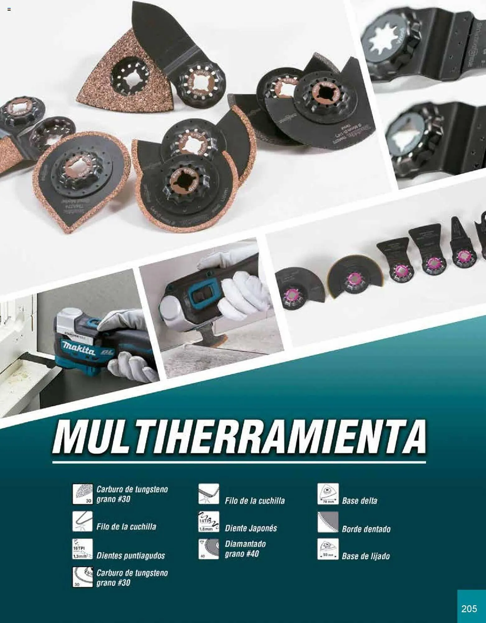 Catálogo de Catálogo Makita 8 de julio al 31 de diciembre 2025 - Pagina 205