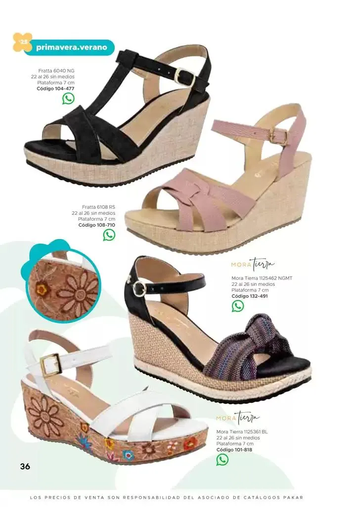 Catálogo de Pakar Sandalia 31 de enero al 31 de mayo 2025 - Pagina 36