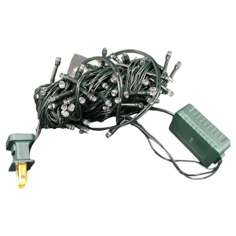 Serie Navideña Decorativa de 100 Focos LED en Color Blanco de 6 Metros