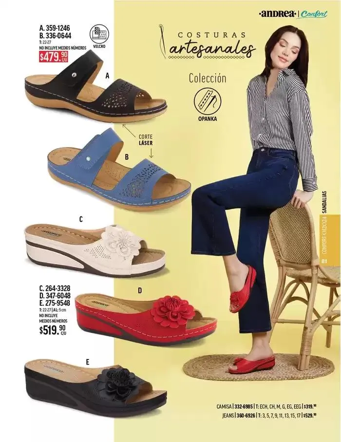 Catálogo de ANDREA - CALZADO CONFORT 26 de agosto al 25 de enero 2025 - Pagina 81