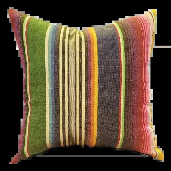 Cojín decorativo mantel arcoíris v2