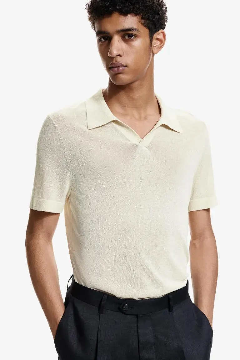 Kimaltava pikeepaita Slim Fit