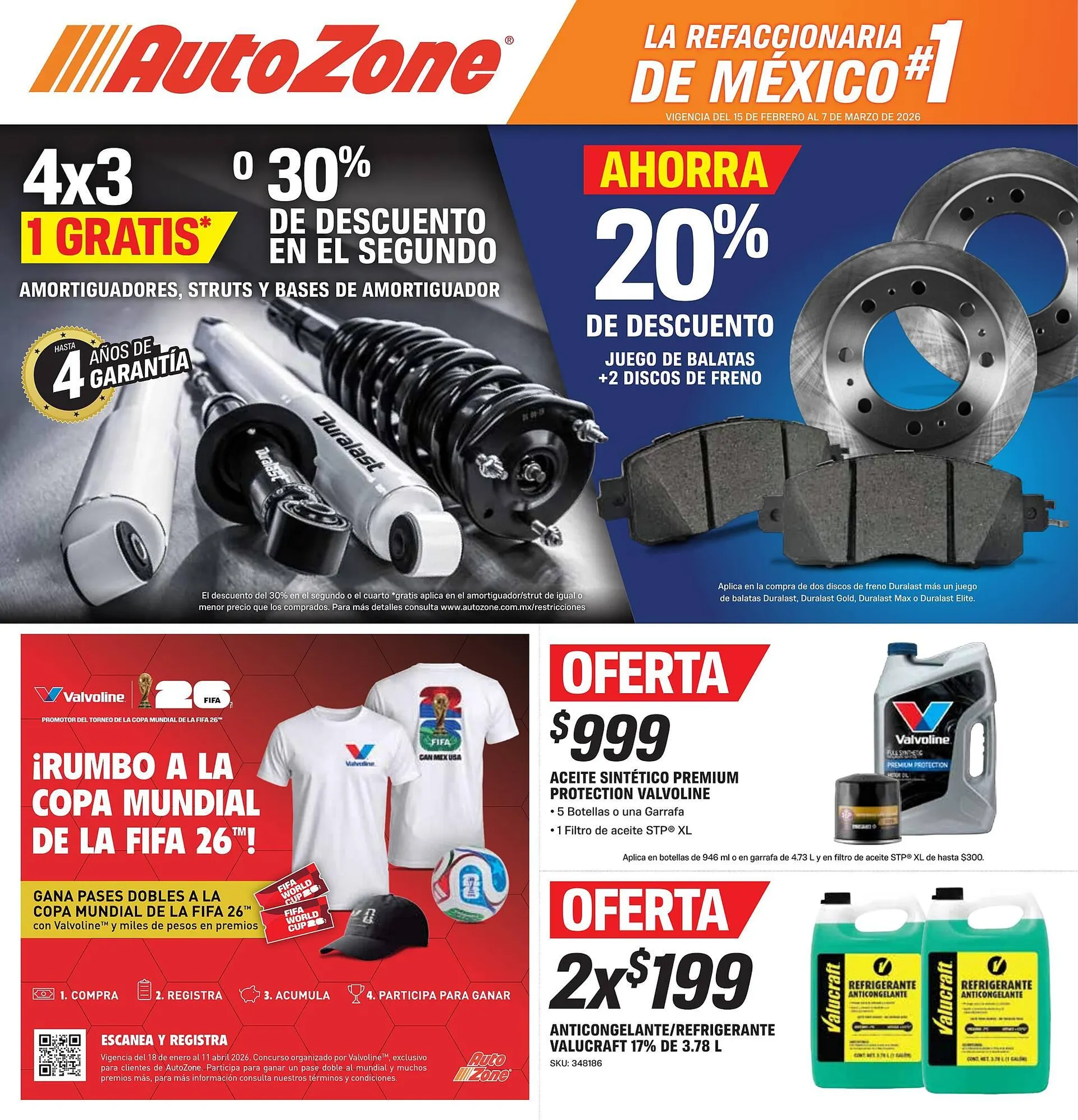Catálogo de Catálogo AutoZone 19 de febrero al 7 de marzo 2026 - Pagina 1