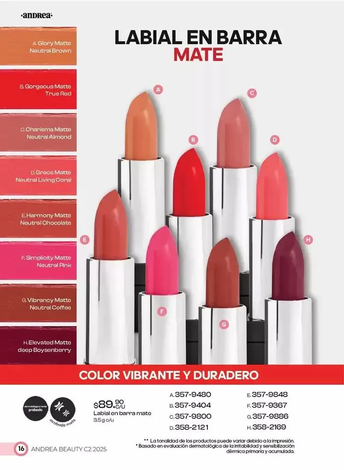Catálogo de ANDREA | BELLEZA INTEGRAL DAMA 21 de marzo al 20 de abril 2025 - Pagina 16