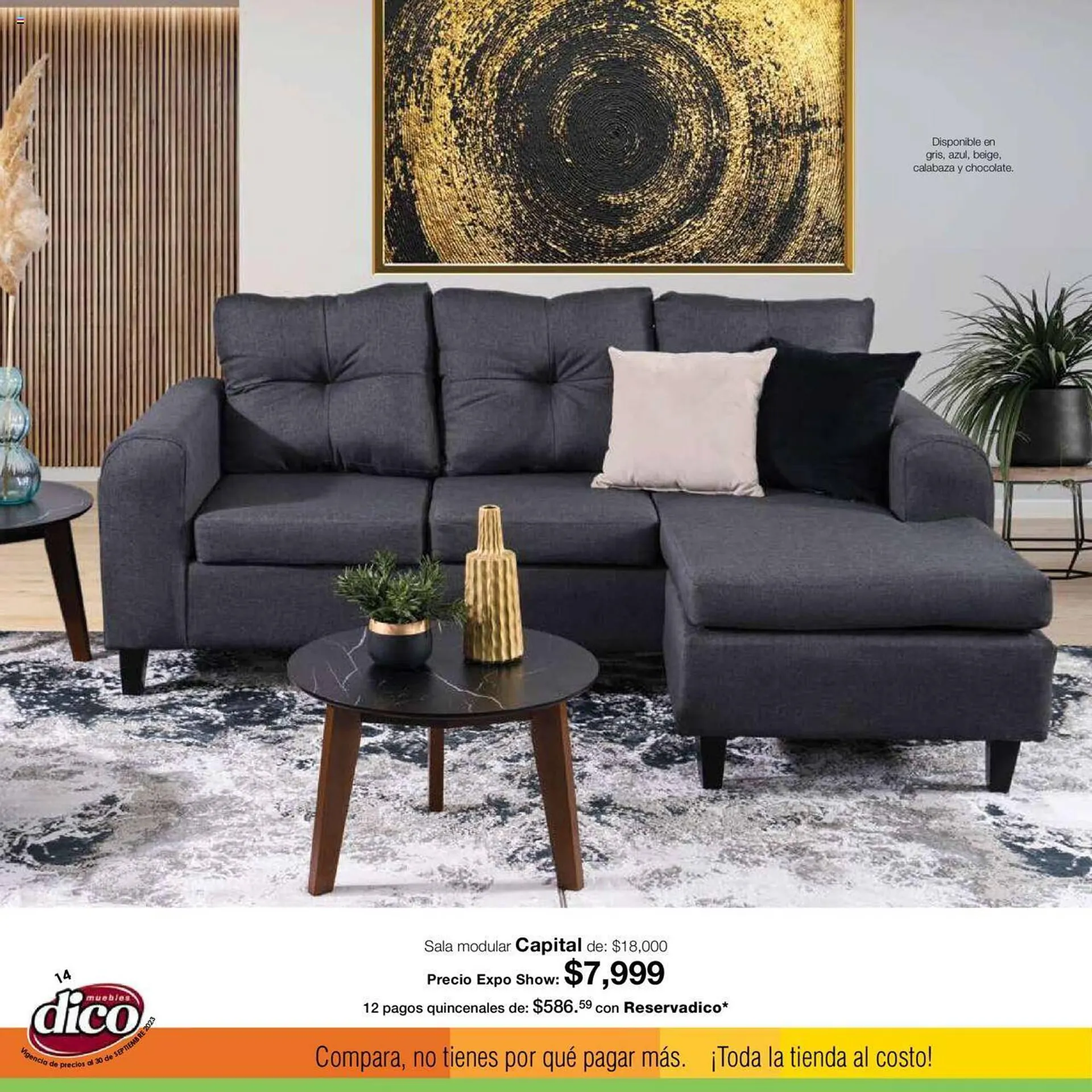 Catálogo de Catálogo Muebles Dico 7 de septiembre al 30 de septiembre 2023 - Pagina 14