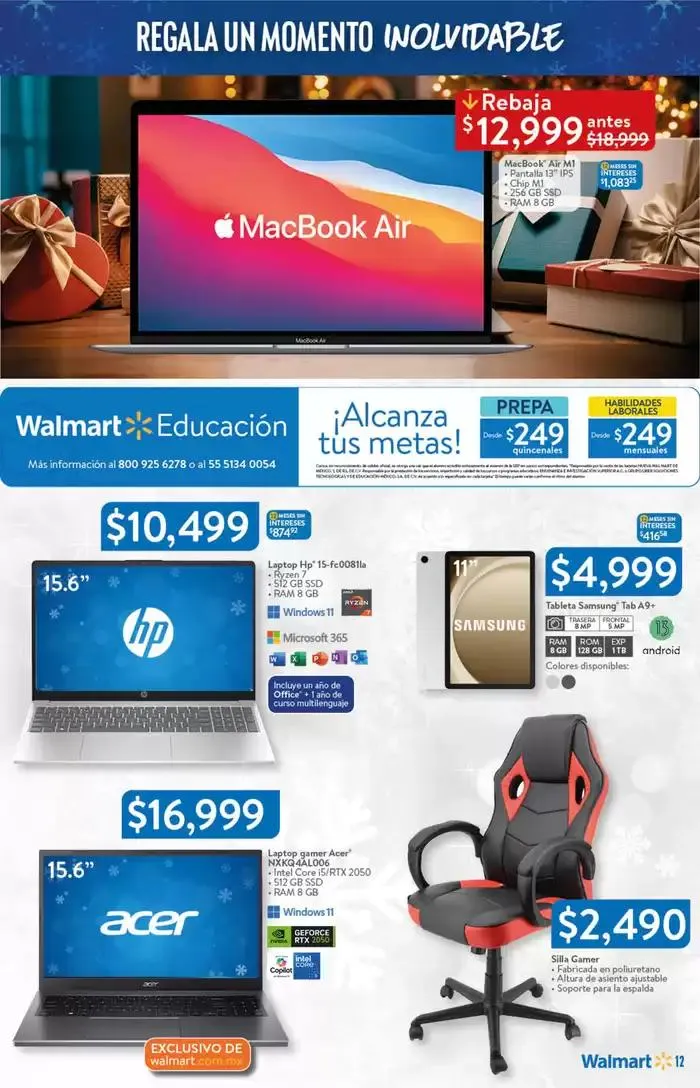 Catálogo de Walmart - Precios Bajos 28 de noviembre al 17 de diciembre 2024 - Pagina 12