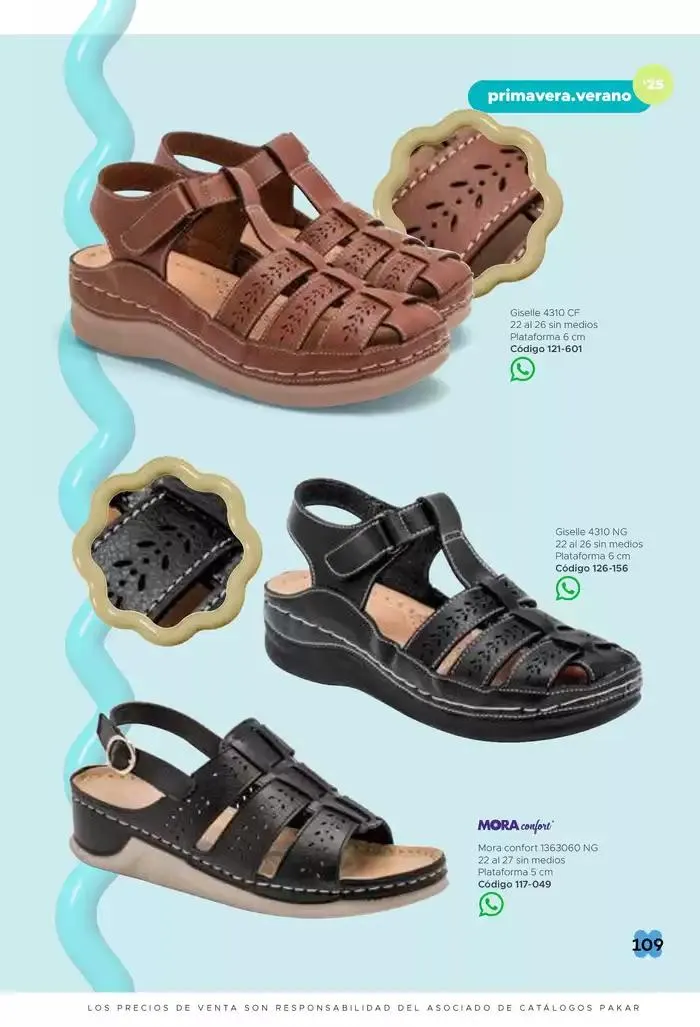 Catálogo de Pakar Sandalia 31 de enero al 31 de mayo 2025 - Pagina 109