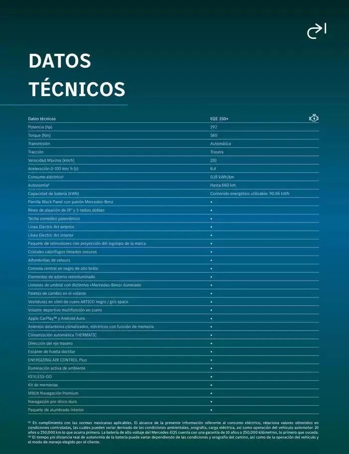 Catálogo de EQE 350+ 27 de enero al 27 de enero 2026 - Pagina 9