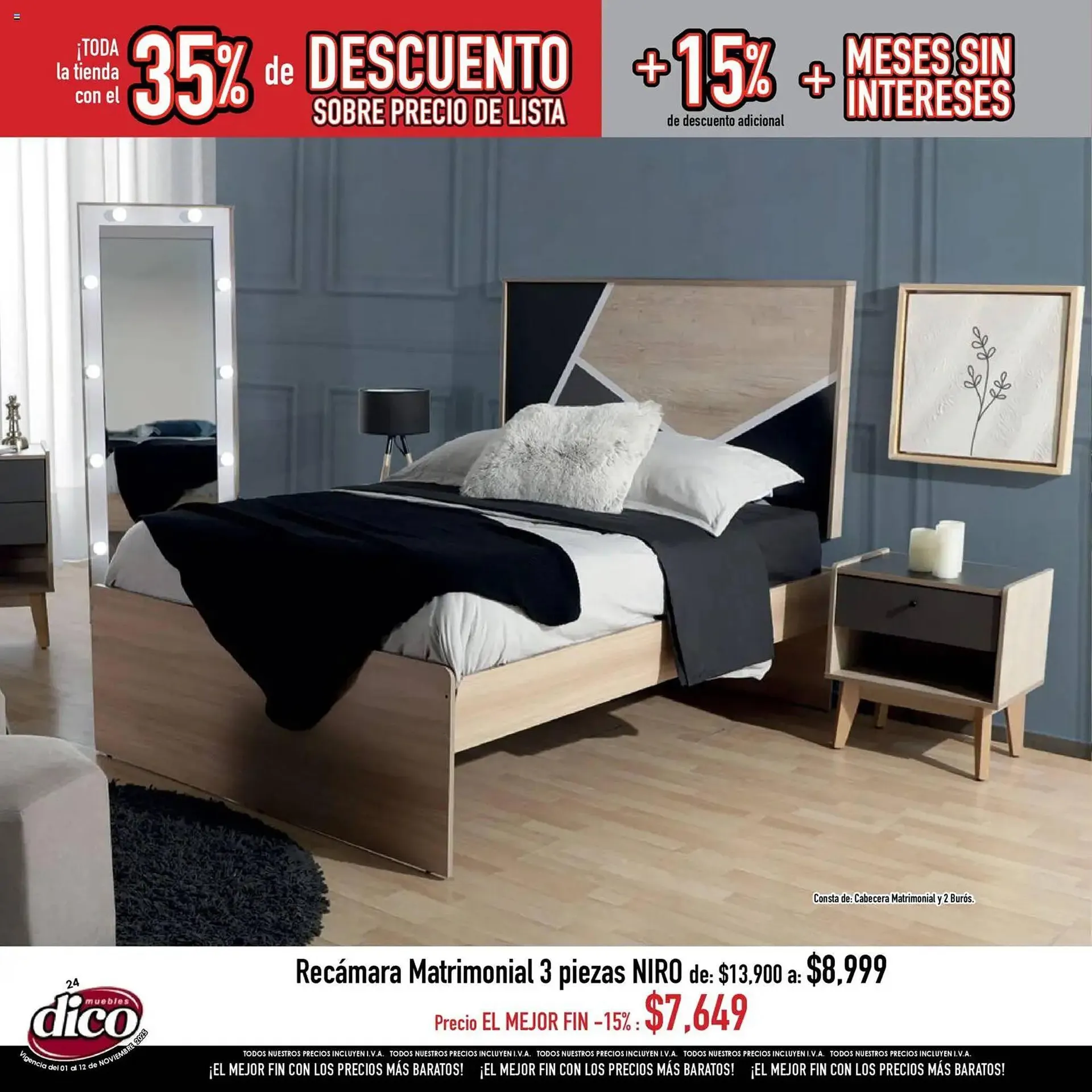 Catálogo de Catálogo Muebles Dico 1 de noviembre al 13 de noviembre 2025 - Pagina 24