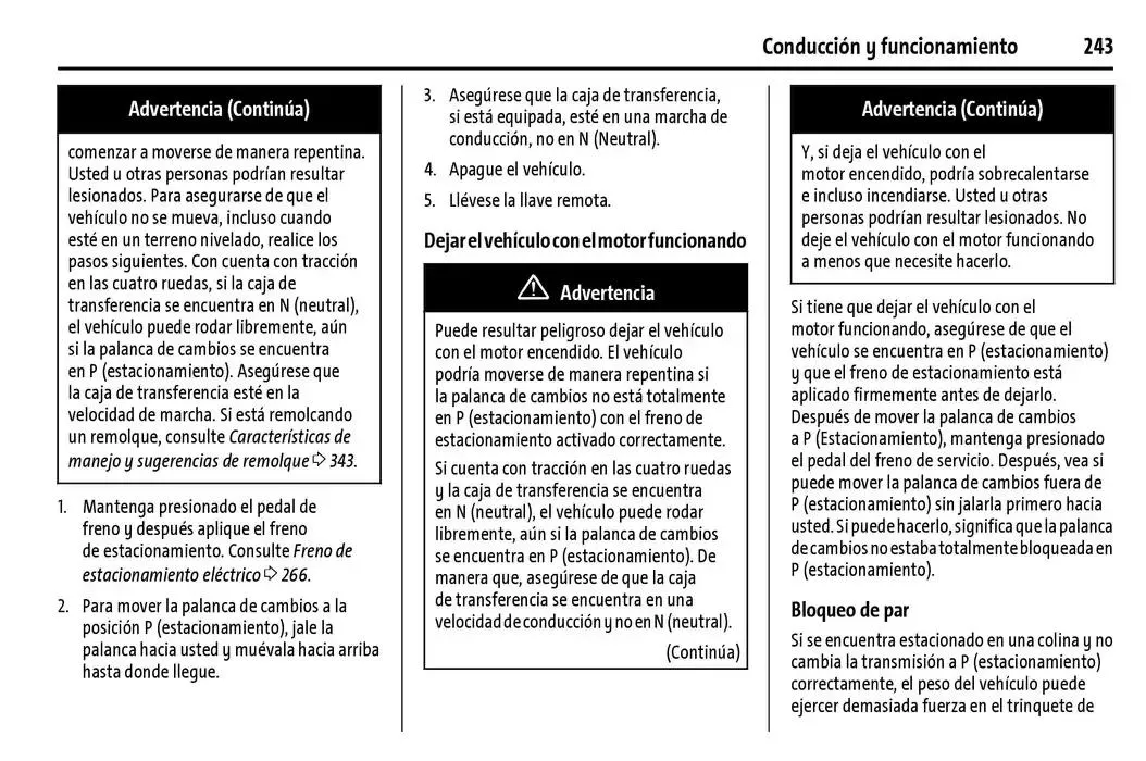 Catálogo de Cheyenne 2025 Manual del propietario 22 de enero al 31 de diciembre 2025 - Pagina 244