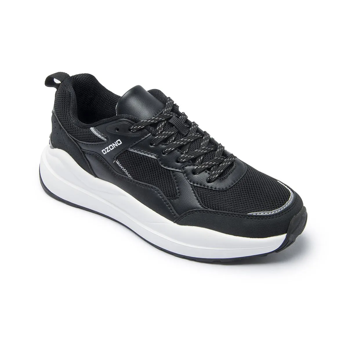 SNEAKER URBANO SPORT CAPA DE OZONO PARA HOMBRE ESTILO 604602 NEGRO