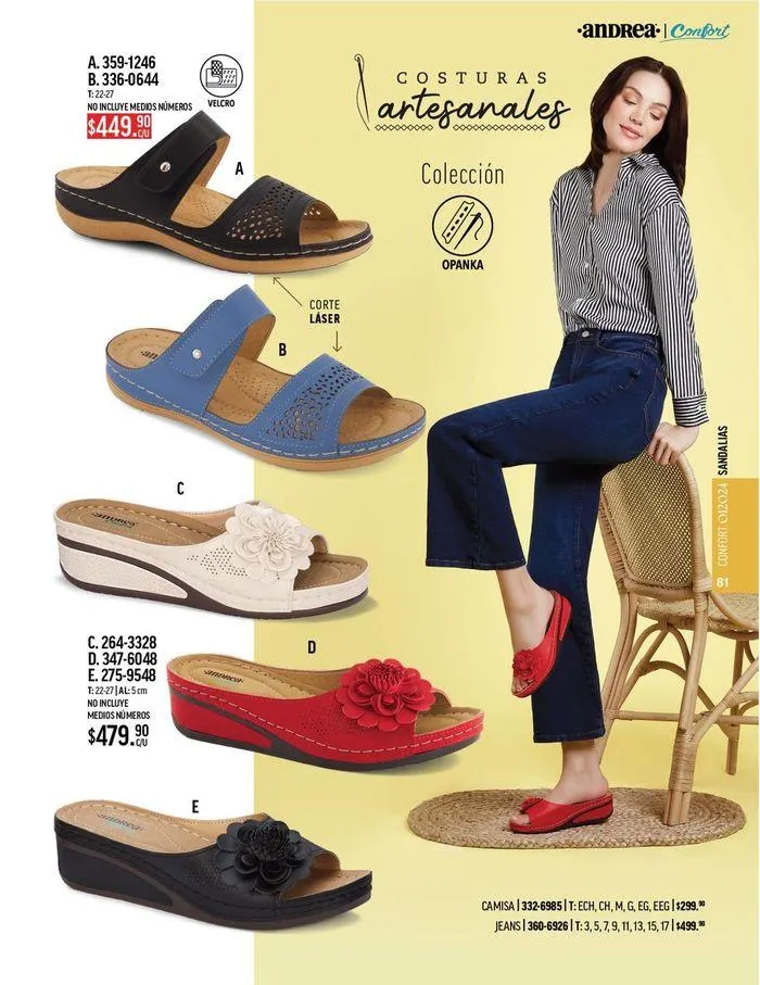 Catálogo de ANDREA - CALZADO CONFORT 26 de agosto al 25 de enero 2025 - Pagina 81