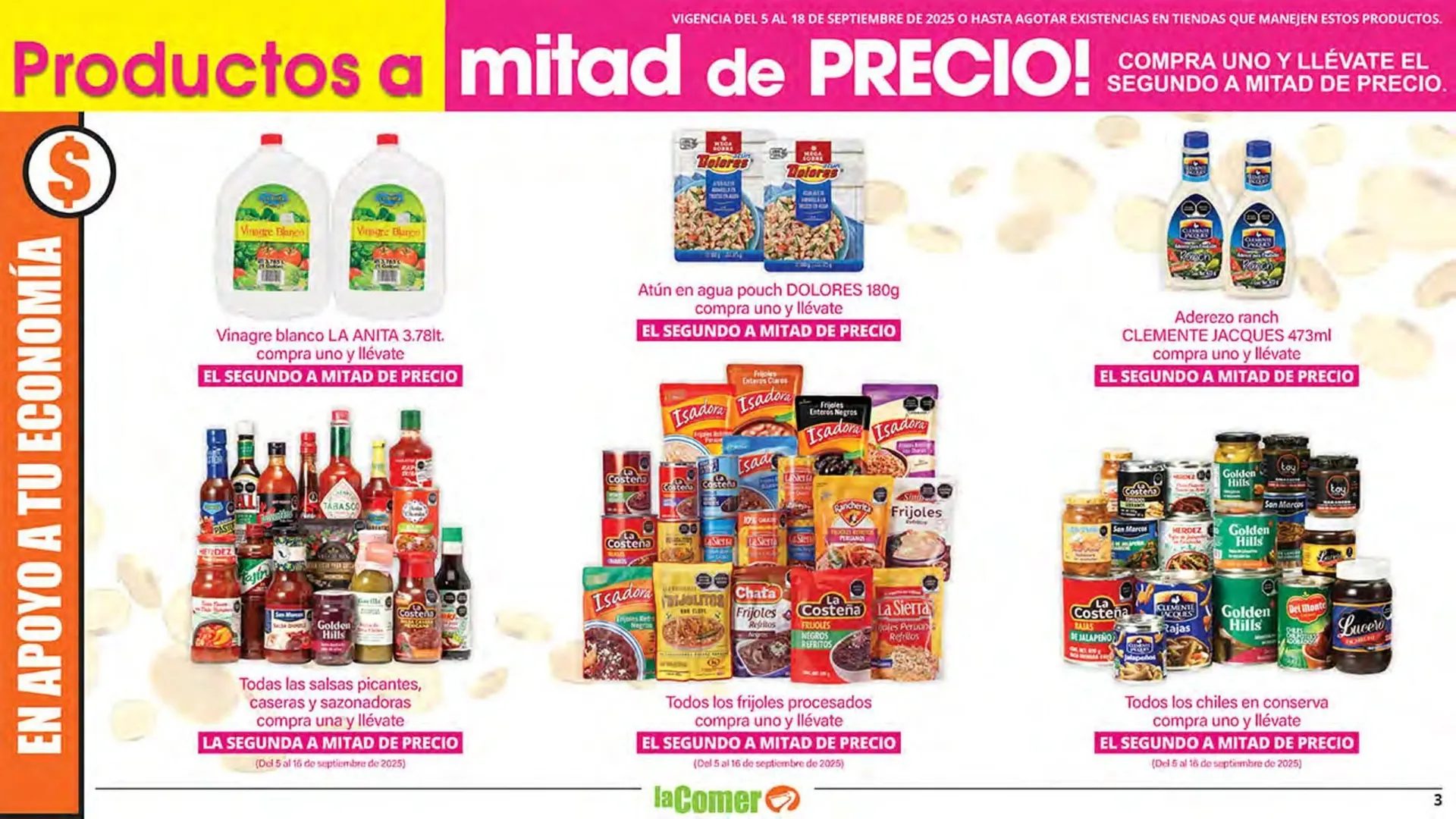 Catálogo de Folleto La Comer 5 de septiembre al 18 de septiembre 2025 - Pagina 3