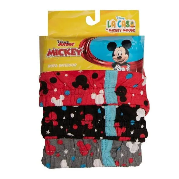 Trusa Mikey Mouse Niño 3 Años 3 Piezas
