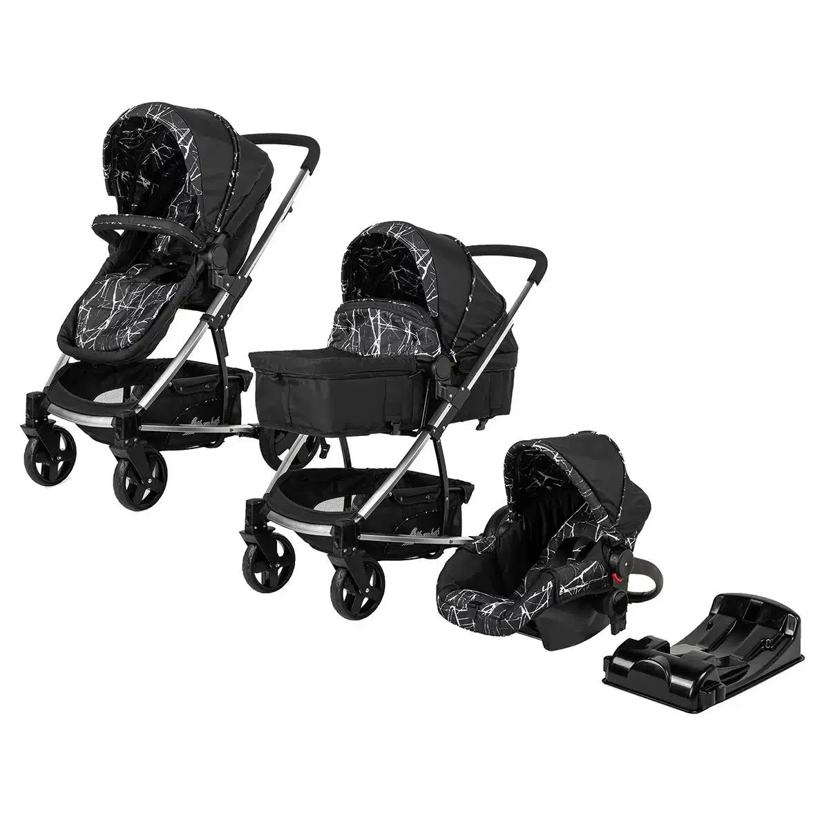 Carriola D´bebé Travel System Eclipse Negra