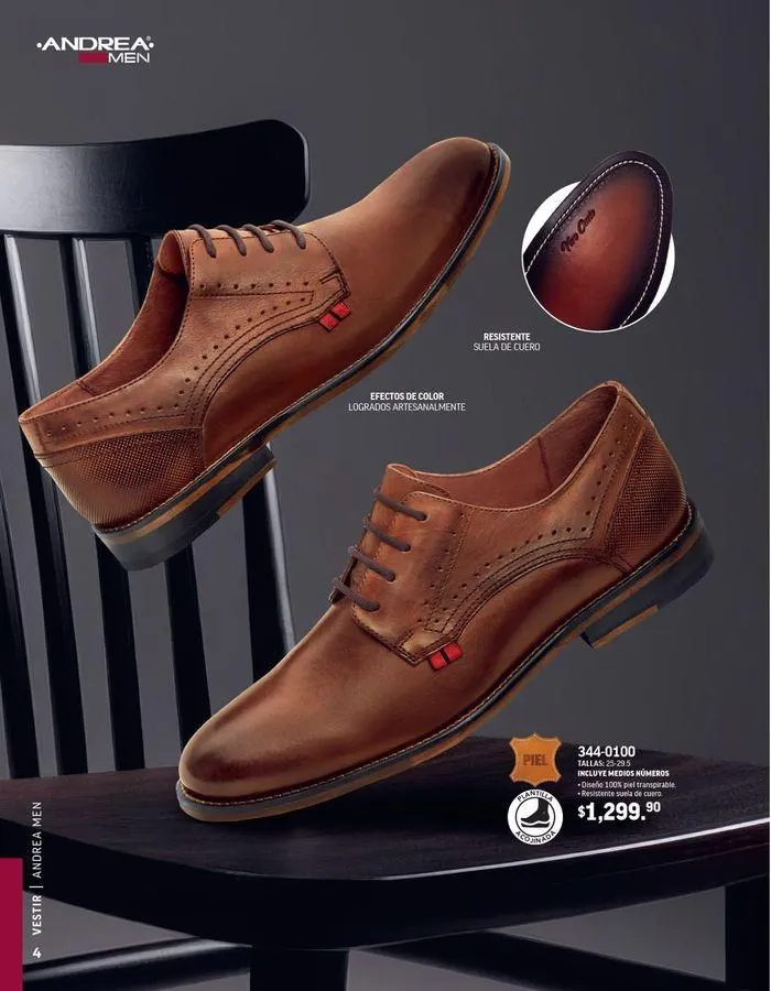 Catálogo de ANDREA - CALZADO CABALLERO 26 de agosto al 25 de enero 2025 - Pagina 124