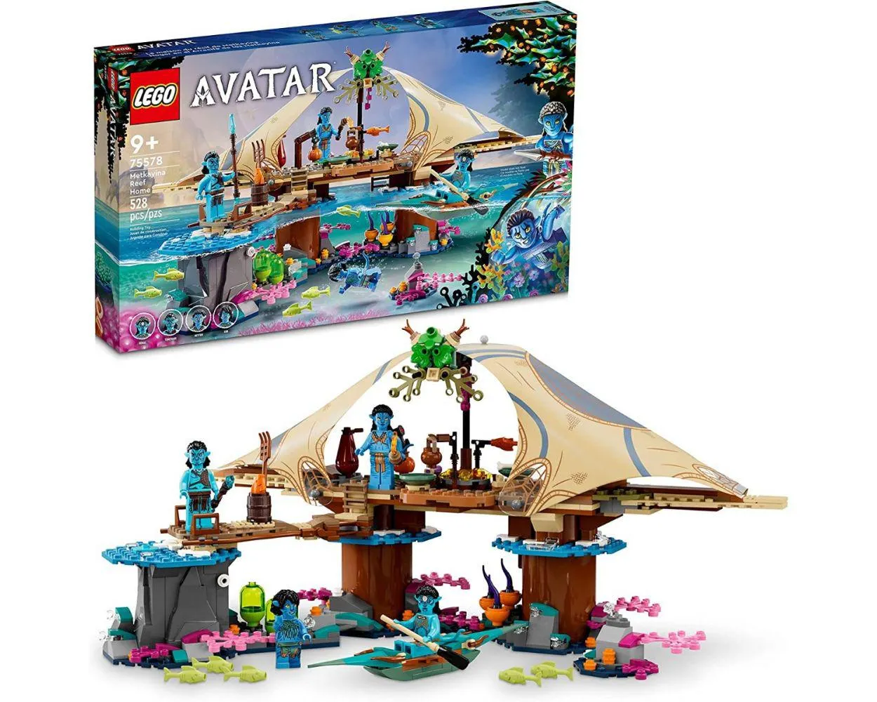 Lego Avatar The Way of Water Metkayina Reef Home 75578