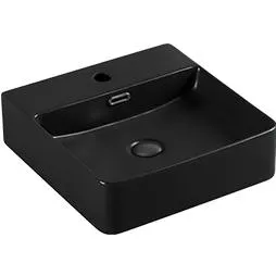 LAVABO ATTICUS MATE NEGRO C/CONTRA