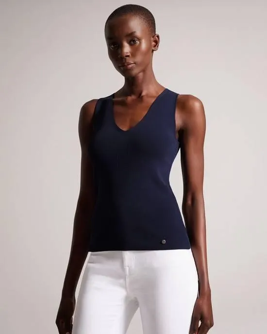 Chalecos Ted Baker Josiiy Mujer Azules Oscuro | MX-08142