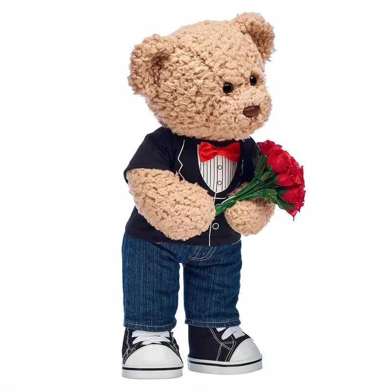 Timeless Teddy Bear Tuxedo T-Shirt Gift Set