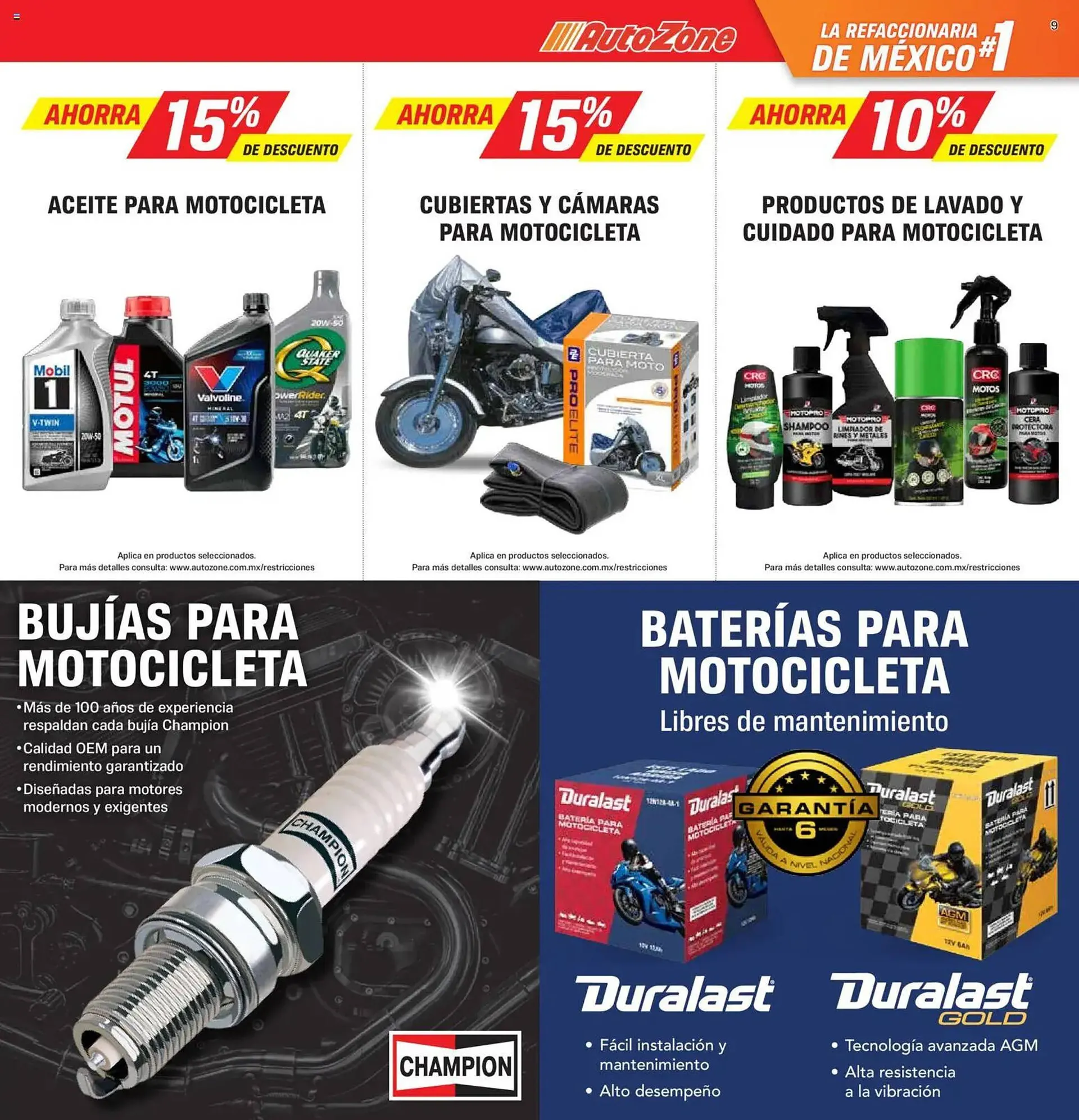 Catálogo de Catálogo AutoZone 8 de marzo al 12 de abril 2026 - Pagina 9