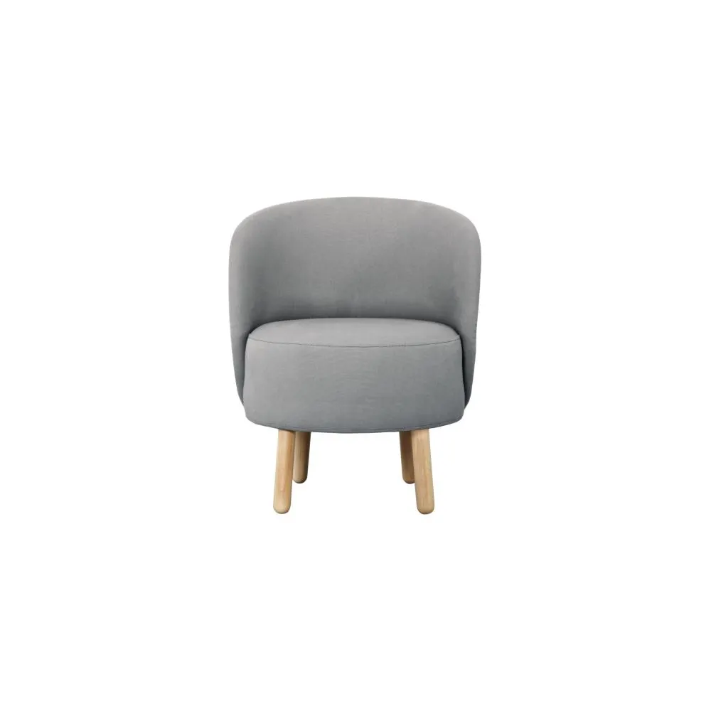 Kraapo - Sillón estilo minimalista color gris claro