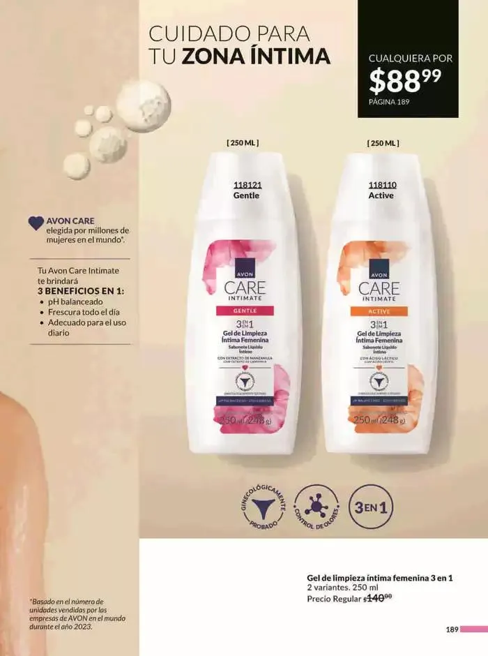 Catálogo de Avon COSMÉTICOS C3 3 de enero al 3 de febrero 2025 - Pagina 189