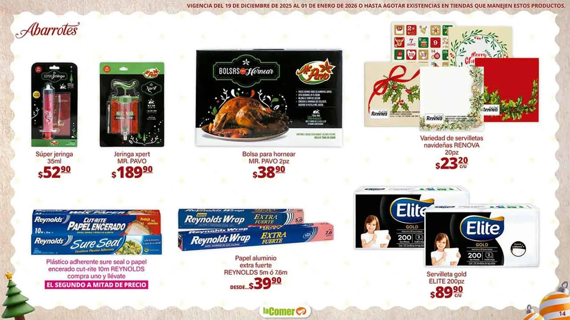 Catálogo de Folleto La Comer 19 de diciembre al 1 de enero 2026 - Pagina 14