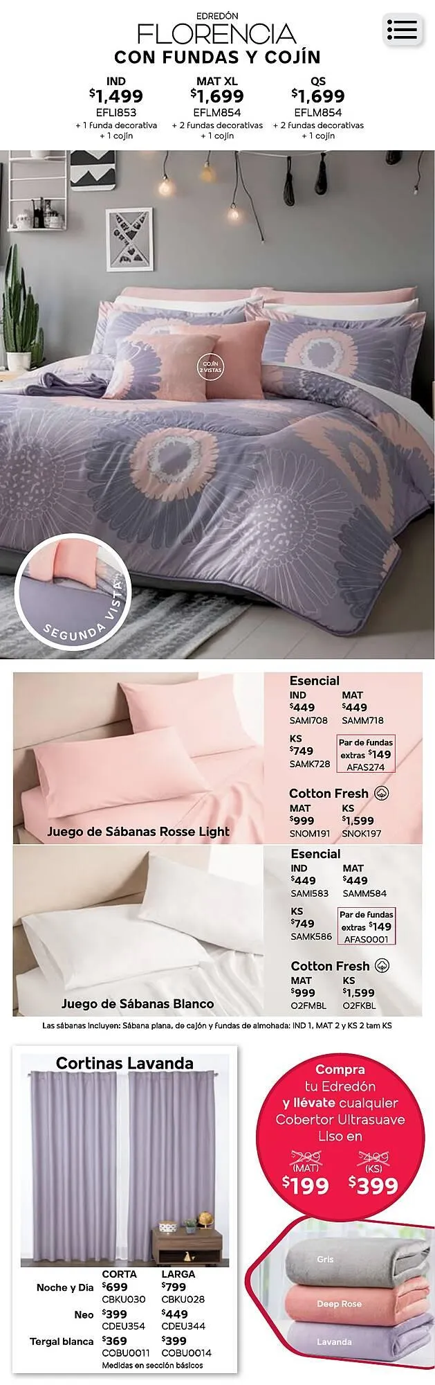 Catálogo de Catálogo Colchas Concord 26 de agosto al 31 de diciembre 2024 - Pagina 8