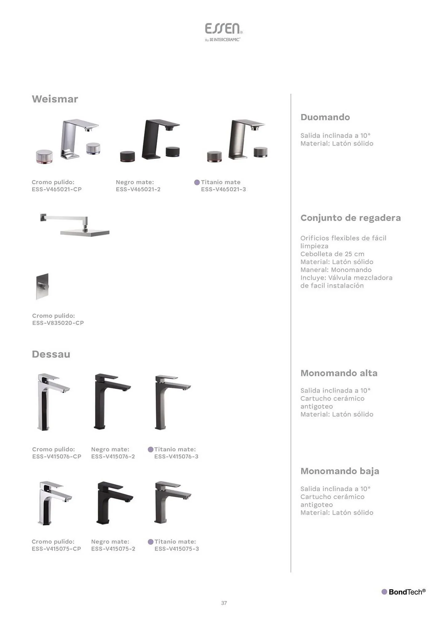 Catálogo de Catálogo Interceramic 3 de octubre al 3 de octubre 2026 - Pagina 37