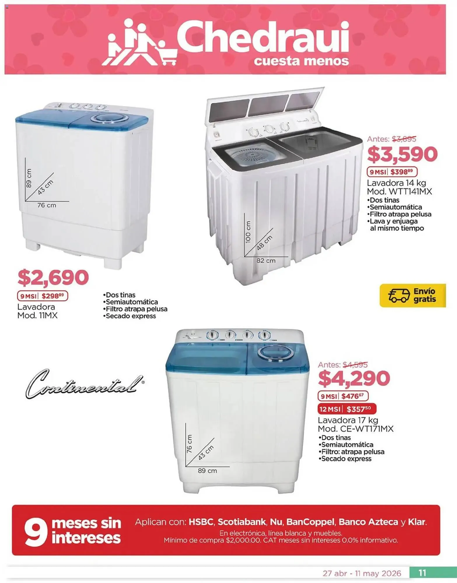 Catálogo de Folleto Chedraui 27 de abril al 12 de mayo 2026 - Pagina 11