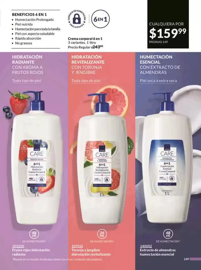 Catálogo de Avon COSMÉTICOS C3 3 de enero al 3 de febrero 2025 - Pagina 149