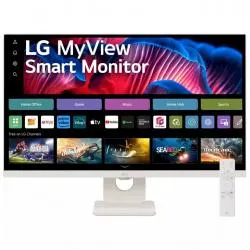 Monitor LG MyView Smart LED 27", 3840x2160 4K Ultra HD, 60Hz, HDMI, Bocinas Integradas, Blanco