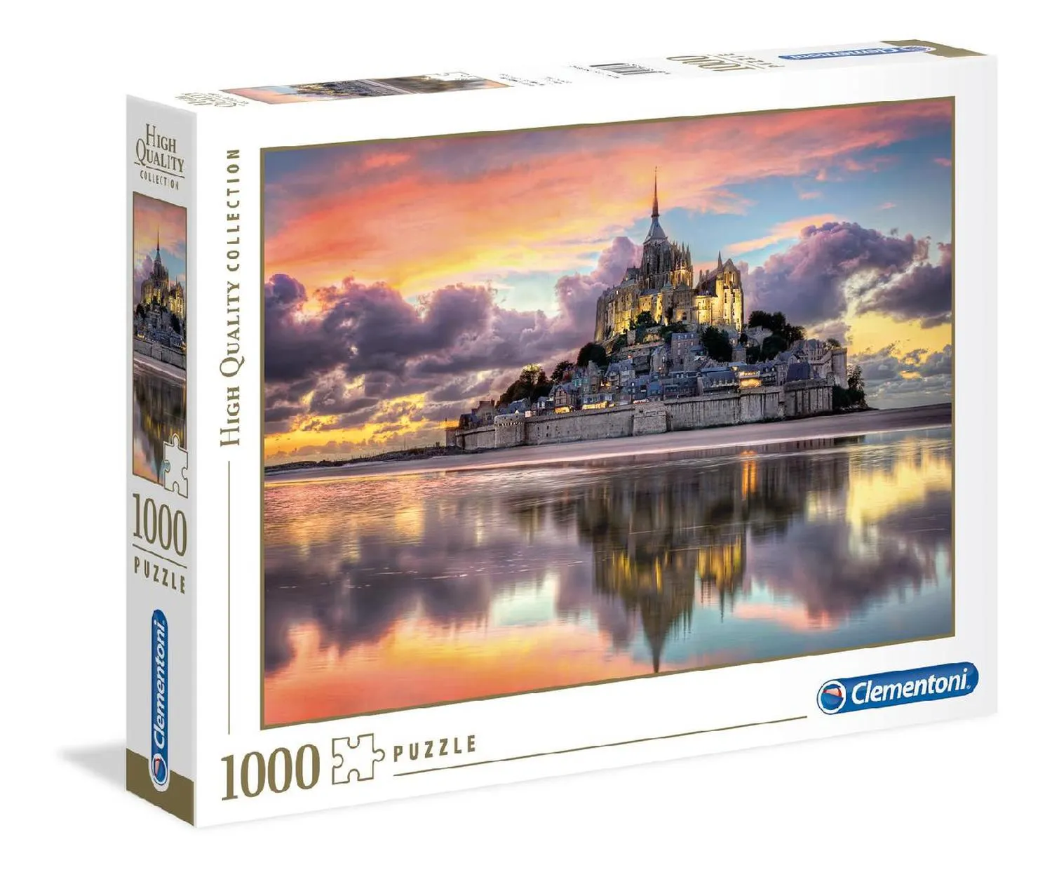 Rompecabezas El Magnifico Mont Saint Michel 1000 Piezas Clementoni