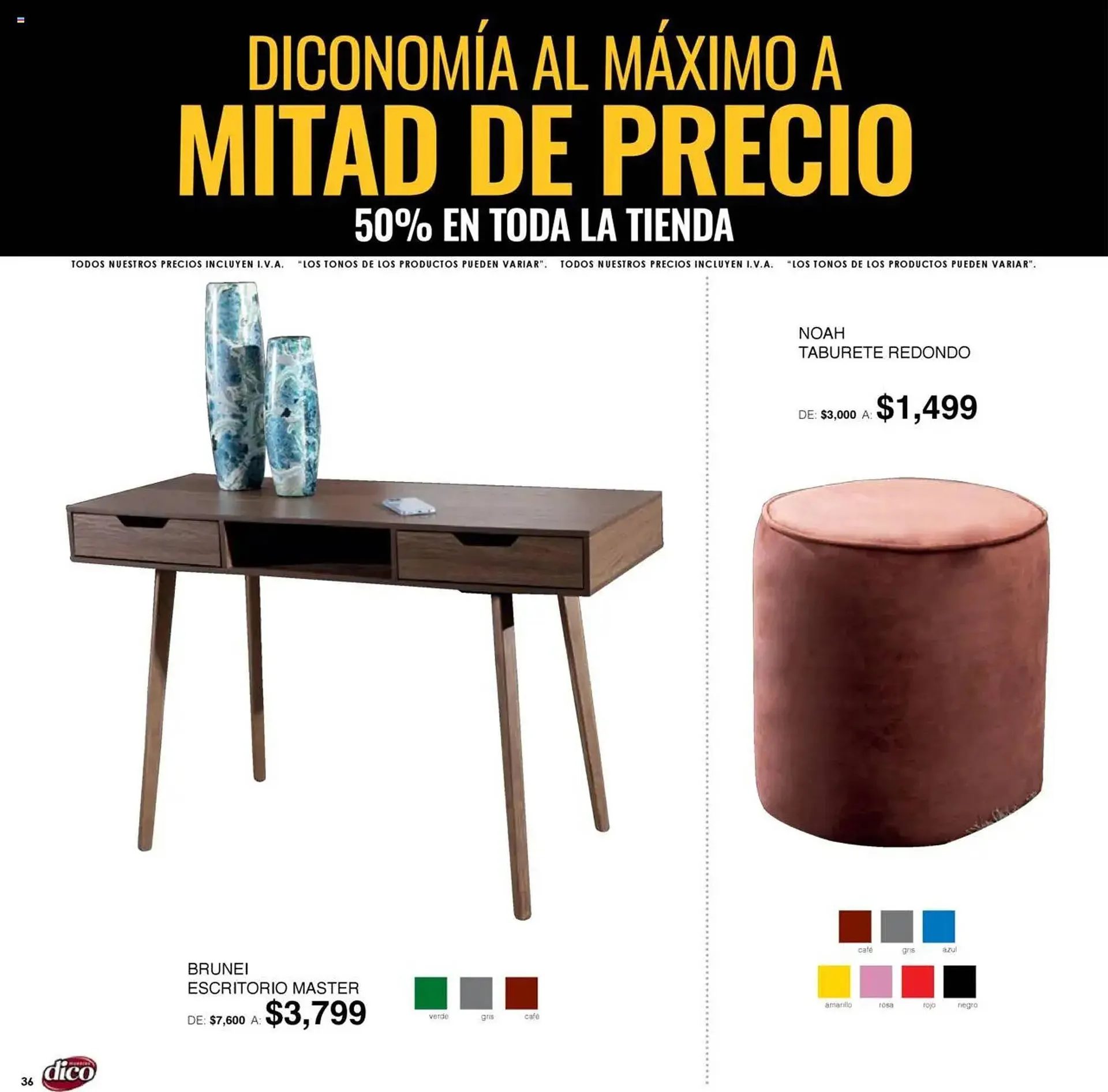 Catálogo de Catálogo Muebles Dico 1 de julio al 1 de agosto 2025 - Pagina 36