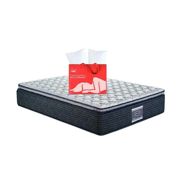 Colchón Matrimonial + Almohadas Atlas Basic América Frida