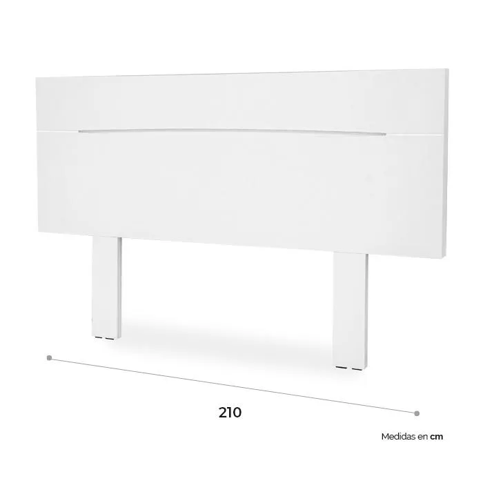 Cabecera King Blanca Sao