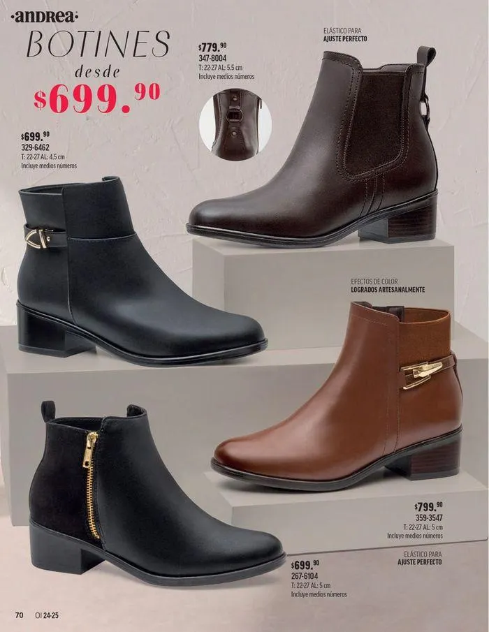 Catálogo de ANDREA - CALZADO DAMA 26 de agosto al 25 de enero 2025 - Pagina 166