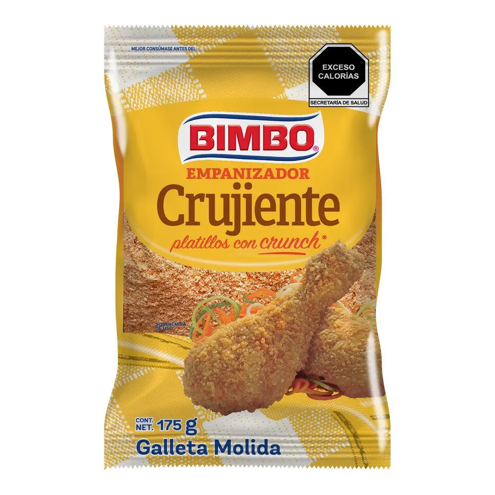 PAN MOLIDO CRUJIENTE BIMBO PAQUETE 175 GR.
