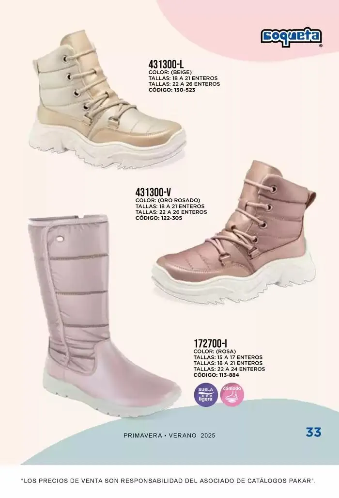 Catálogo de Pakar Coqueta 31 de enero al 31 de agosto 2025 - Pagina 33