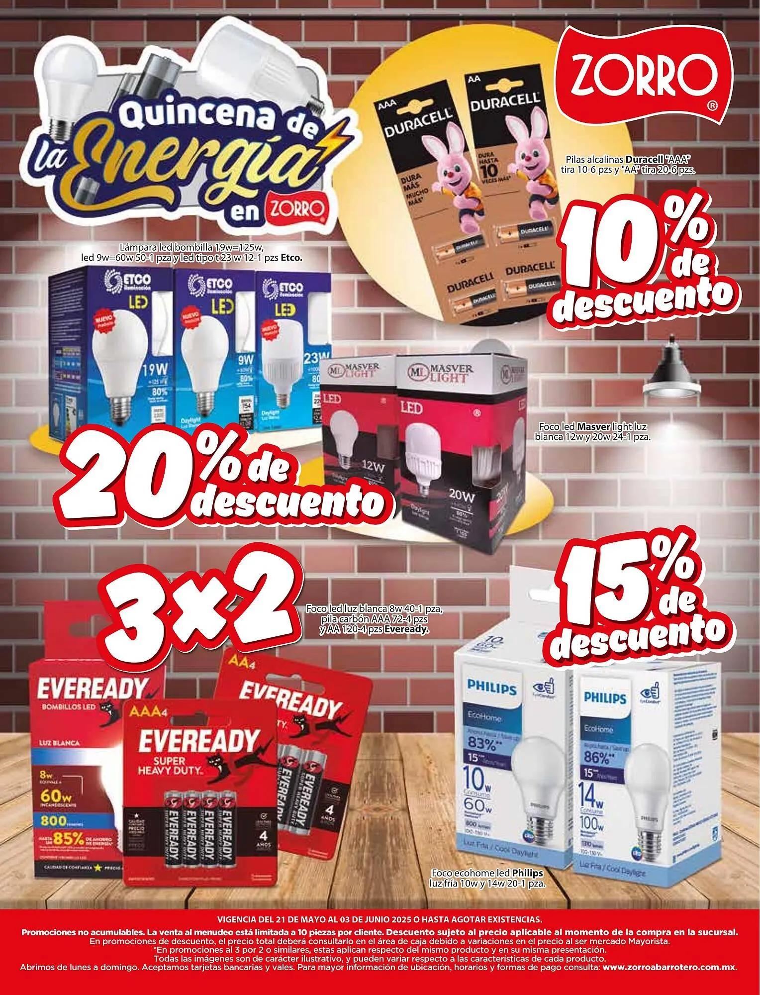 Catálogo de Catálogo Zorro 21 de mayo al 3 de junio 2025 - Pagina 16