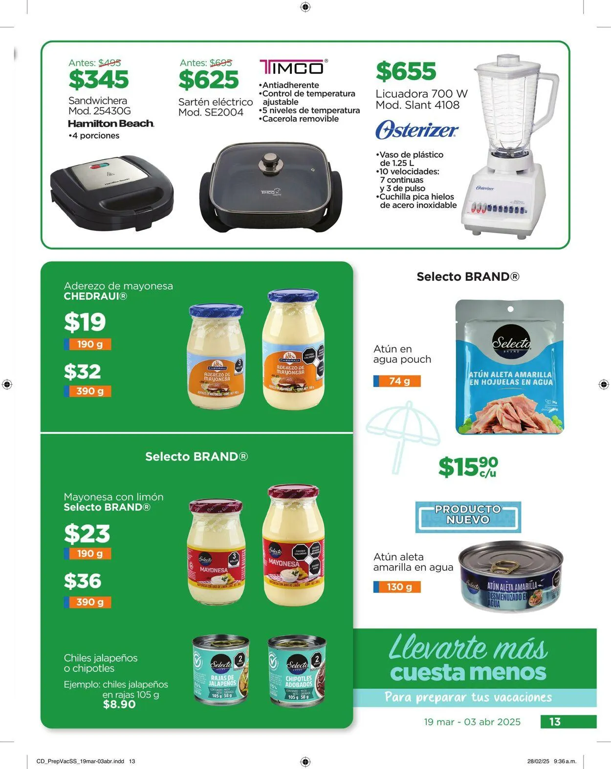 Catálogo de Chedraui Oferta actual 30 de julio al 13 de agosto 2025 - Pagina 13