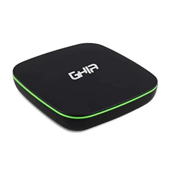TV Box Ghia GAC-116, Quad Core / 1GB / 8GB / LAN / WIFI / HDMI / AV / CR / Android 6.0 / negro-verde