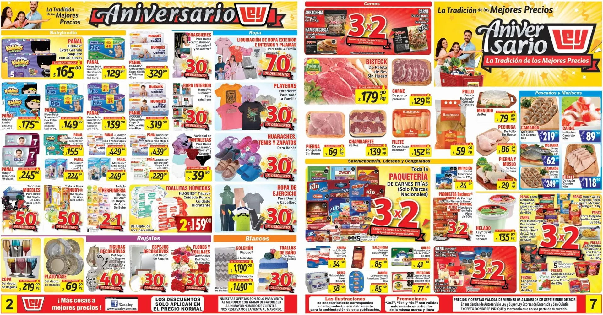 Catálogo de Folleto Casa Ley 6 de septiembre al 8 de septiembre 2025 - Pagina 1