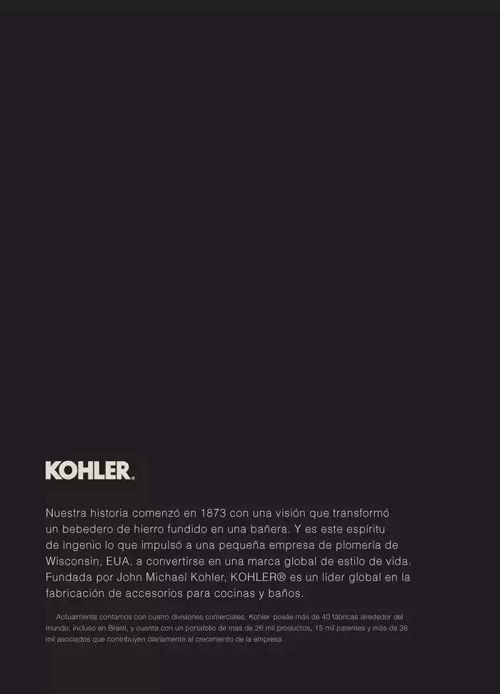 Catálogo de Catálogo Kohler 14 de noviembre al 31 de marzo 2025 - Pagina 6