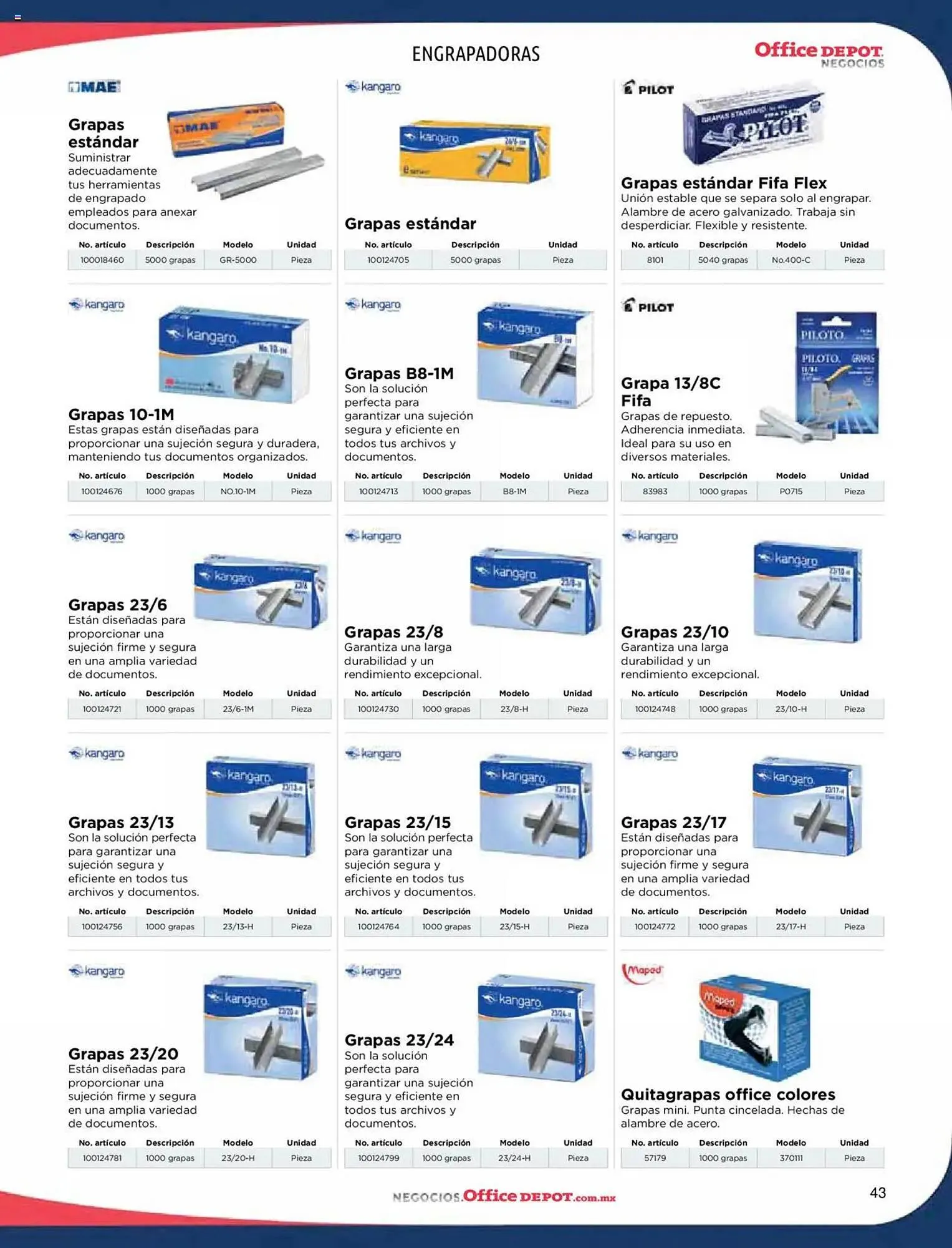 Catálogo de Catálogo Office Depot 9 de enero al 31 de diciembre 2025 - Pagina 45