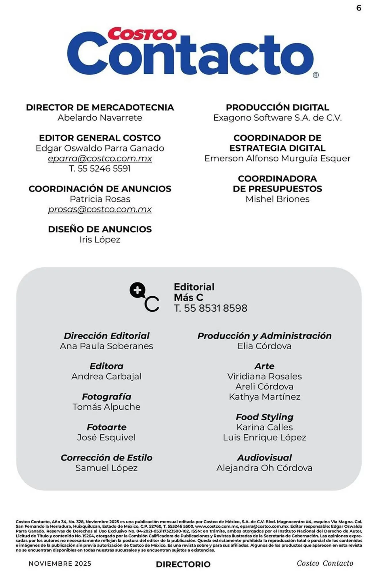 Catálogo de Catálogo Costco 1 de noviembre al 30 de noviembre 2025 - Pagina 6