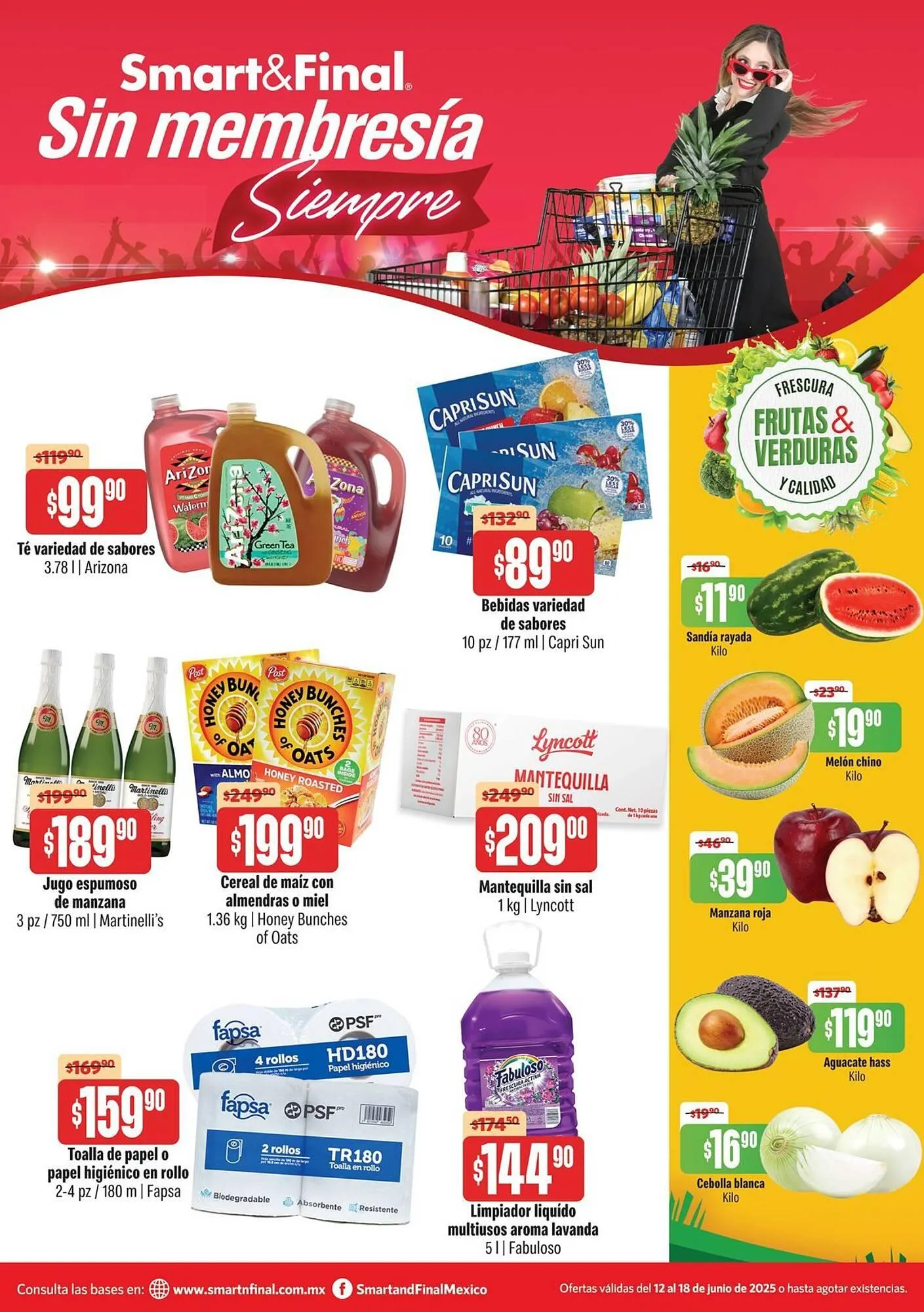 Catálogo de Catálogo Smart & Final 12 de junio al 18 de junio 2025 - Pagina 1